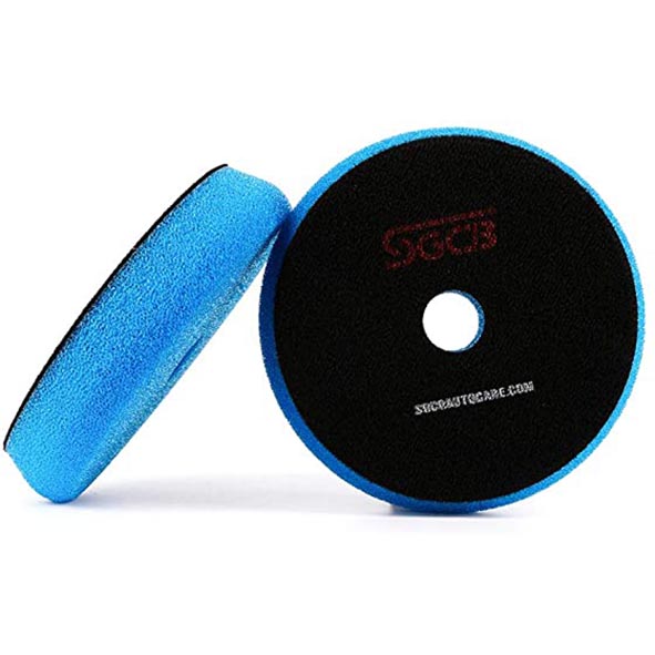 پد پولیش زبر آبی اس جی سی بی 130 میلی متری SGCB Foam Cutting Pad Hook & Loop Blue 5inches SGGA099